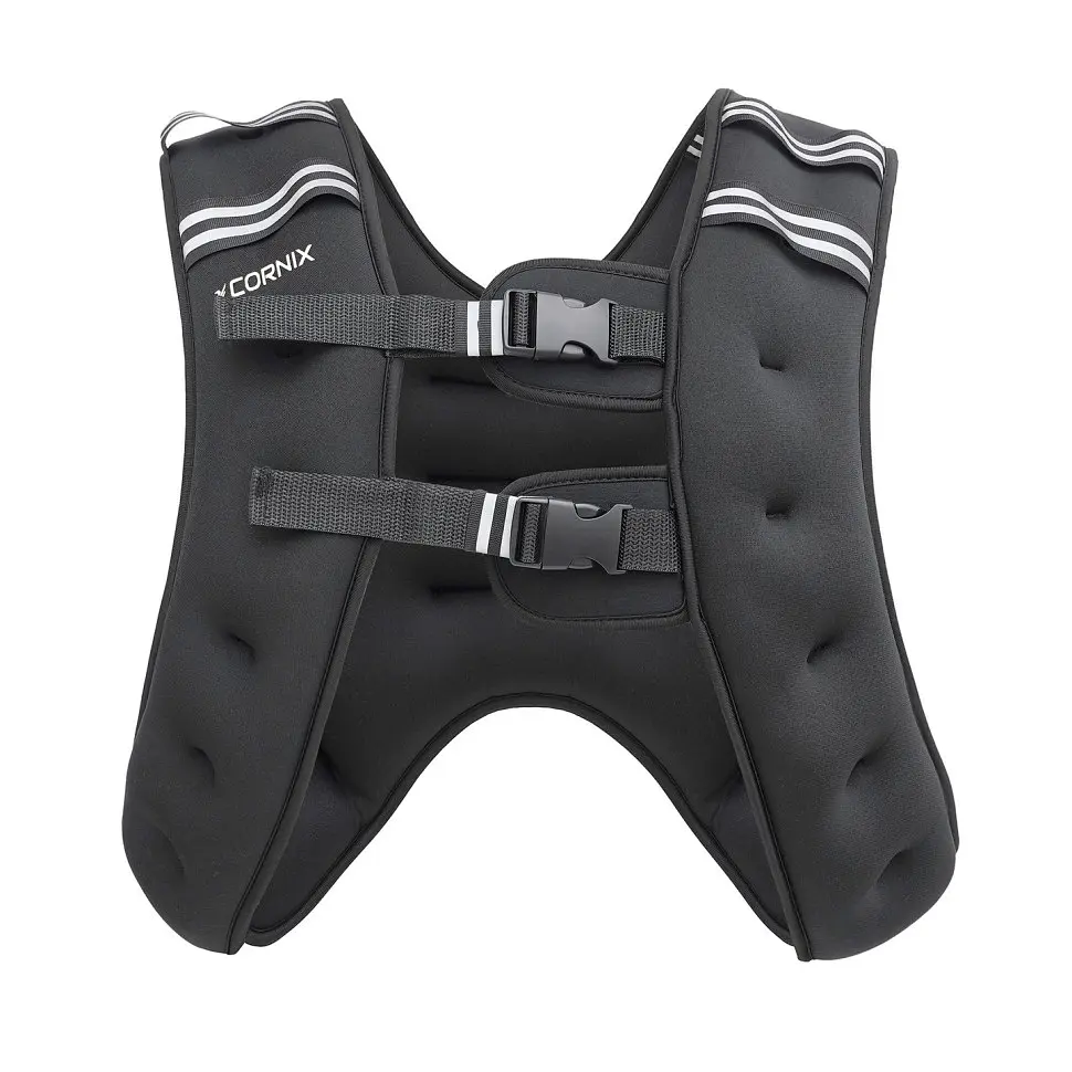 Жилет-обважнювач для тренувань Weight Vest Cornix XR-0344 Black 8 кг - фото 4