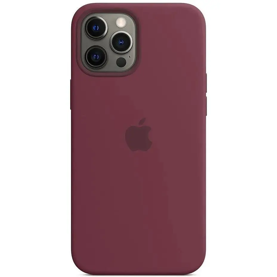 Оригінальний силіконовий чохол Apple Silicone Case MagSafe для iPhone 12 Pro Max (6.7") Plum (MHLA3ZE/A) - фото 4
