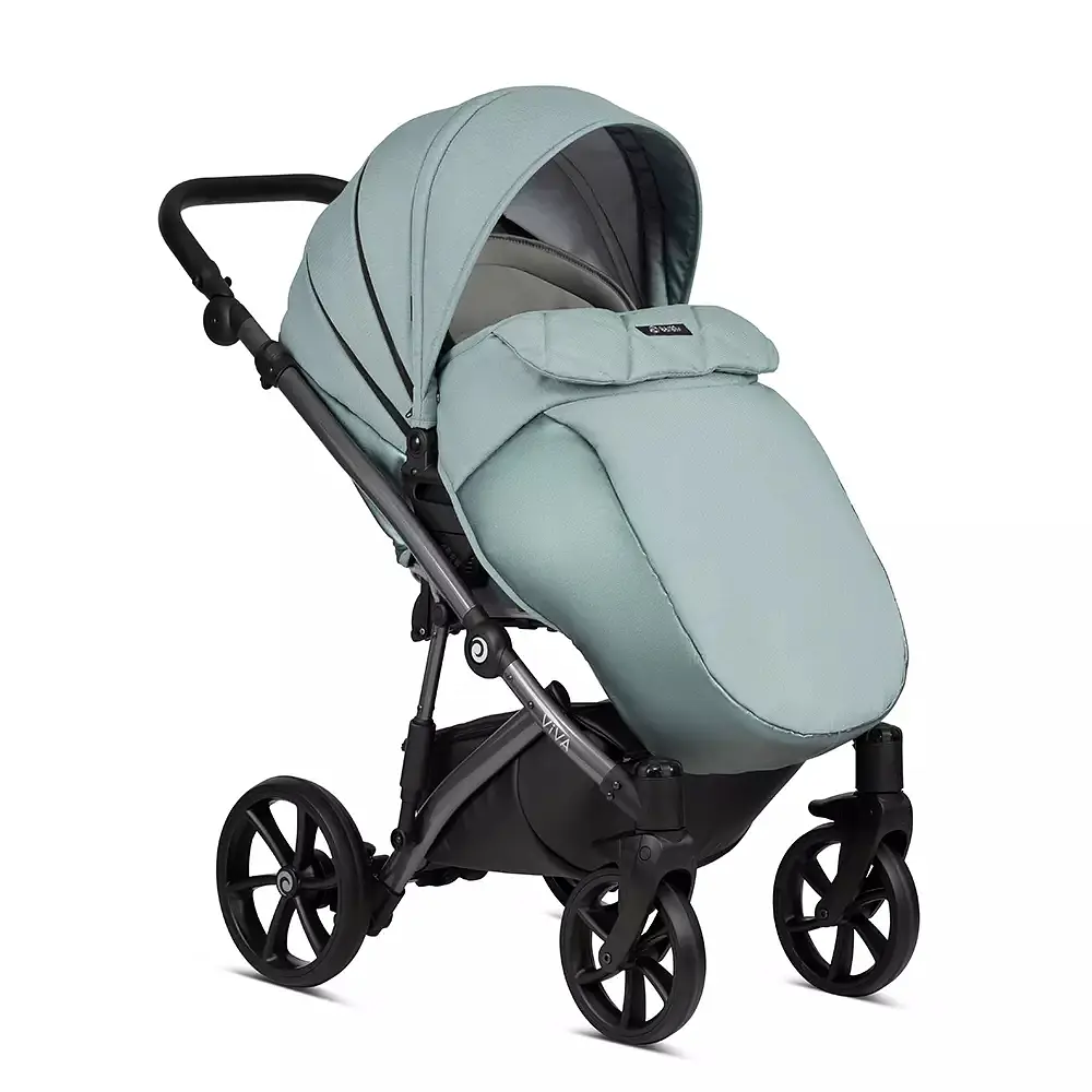 Коляска універсальна 2 в 1 Tutis Viva 4 Luxury Turquoise - фото 2