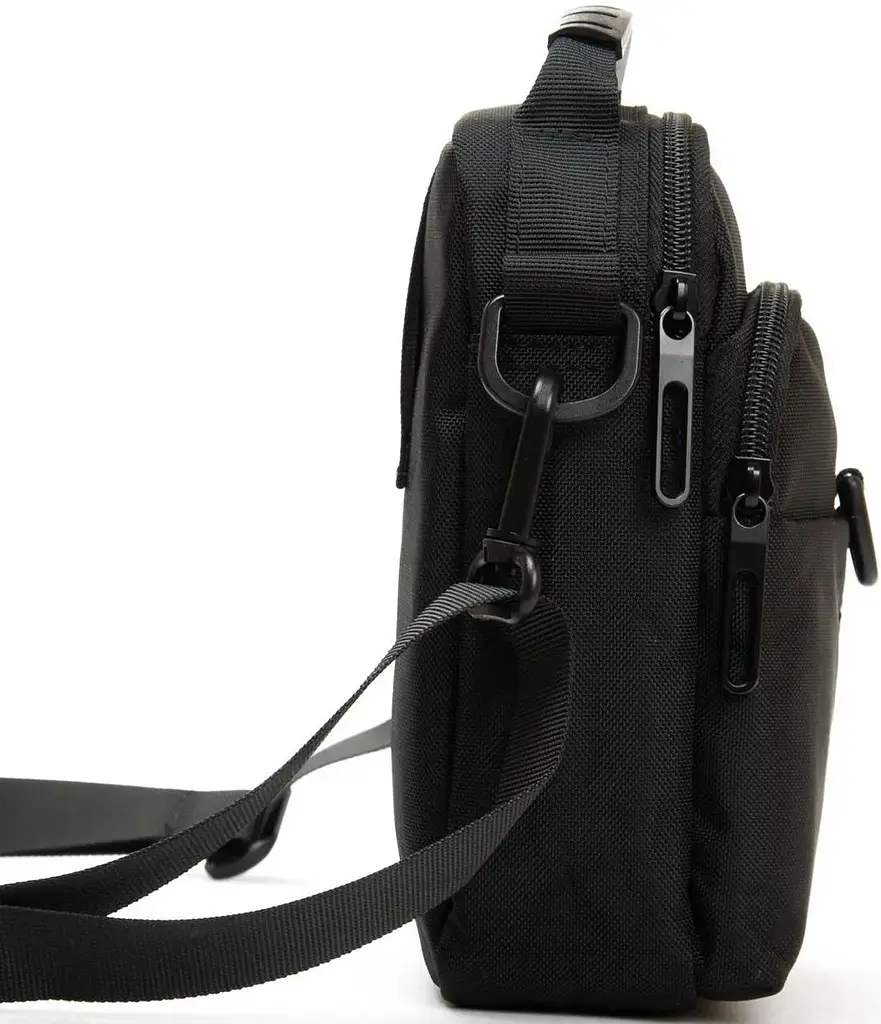 Сумка тканинна LANPAD чоловіча 15х20х8 см Чорний (LAN7685 black) - фото 3