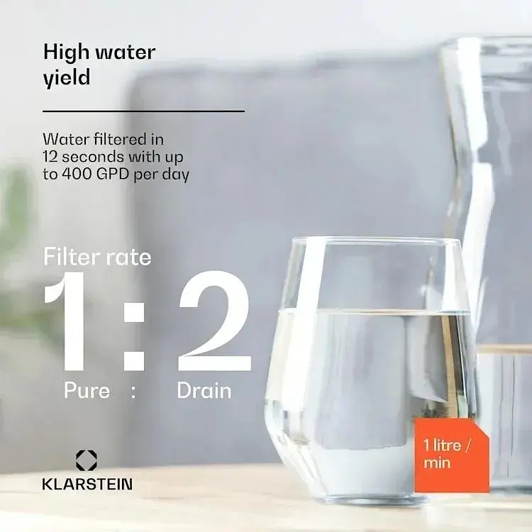 Система фильтрации воды Klarstein PureLine 400 (10045506) - фото 2