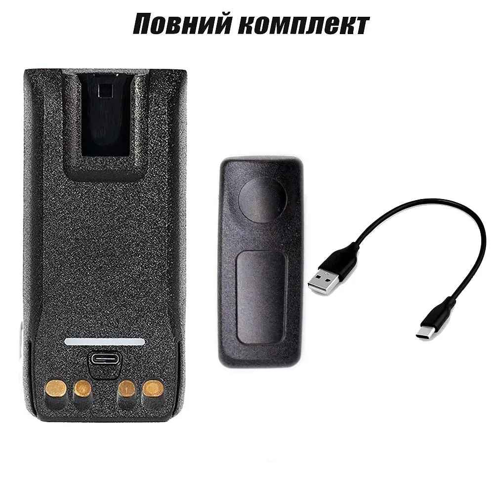 Акумулятор для Рації Motorola R7 R7A 3500 mAh з USB-C Батарея на Радіостанцію Моторолу Р7 Р7А PMNN4808A - фото 10