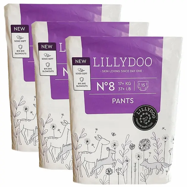 Підгузки-трусики LILLYDOO 8 (17+ кг), 45 шт