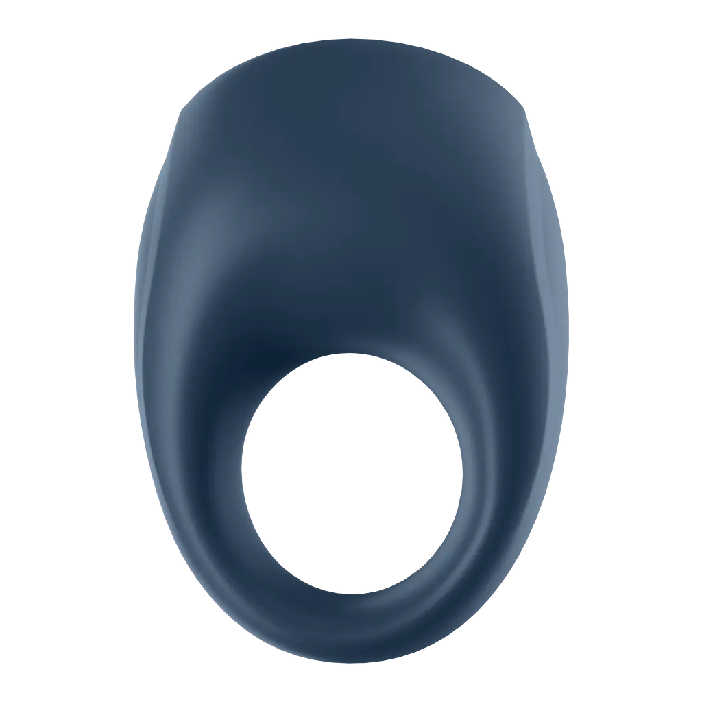 Кільце ерекційне Satisfyer Strong One Ring Vibrator 7.4 см синій - фото 4