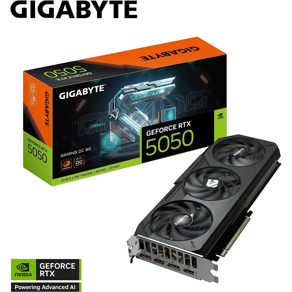 Відеокарта Gigabyte GeForce RTX 5050 Gaming OC 8G (GV-N5050GAMING OC-8GD) UA [149007] - фото 11