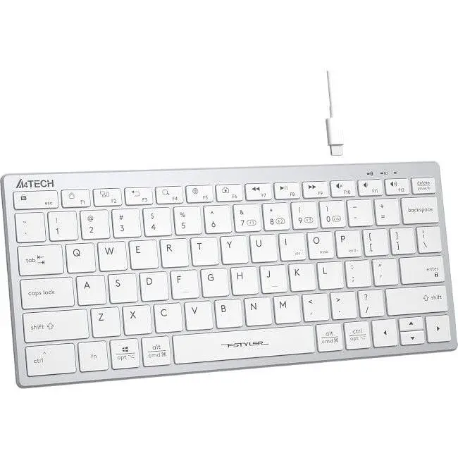 Клавіатура дротова A4Tech Fstyler FBX51C USB/Bluetooth White