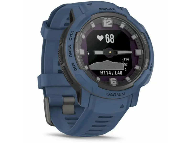 Смарт-годинник Garmin Instinct Crossover Solar Tidal Blue (010-02730-12/02) - фото 8