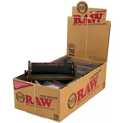 Машинка для скрутки самокруток Raw Roller 70 мм Adjustable 2-Way - фото 3
