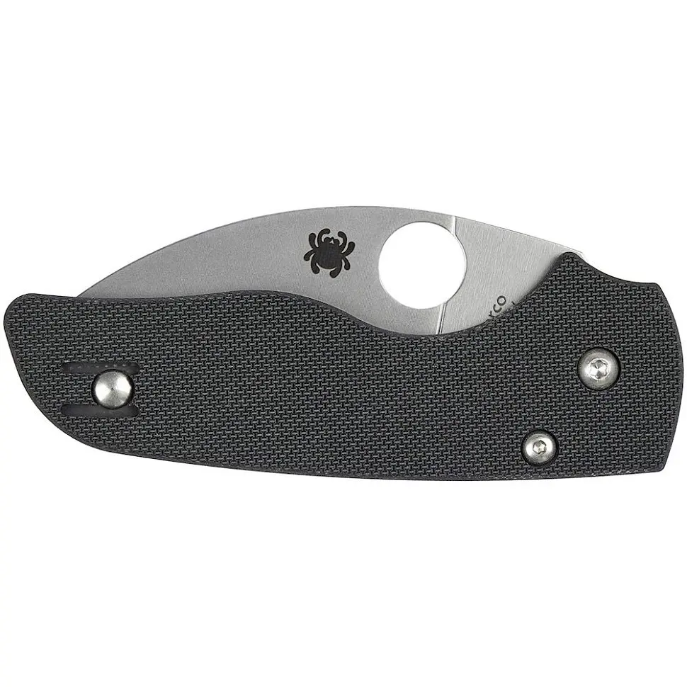 Ніж Spyderco Lil' Native G-10 Wharncliffe, чорний (C230GPWC) - фото 3