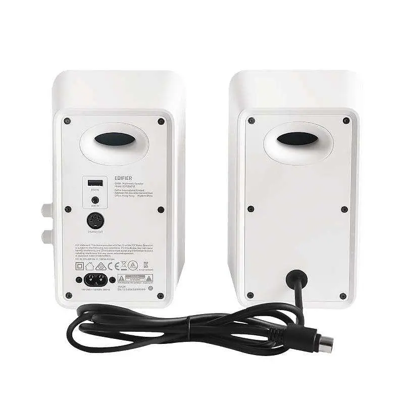 Акустические колонки Edifier QR30 White 2.0 30W Bluetooth - фото 5