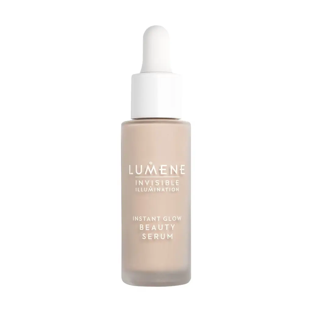 Зволожувальна сироватка-флюїд для обличчя Lumene Invisible Illumination Instant Glow Beauty Serum з тонувальним ефектом, Universal Light, 30 мл