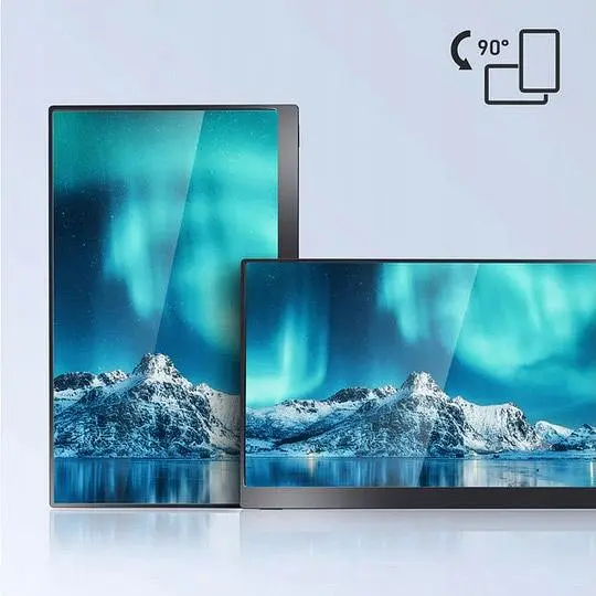 Портативний монітор Arzopa 14" E1 Extreme Slim Black [114223] - фото 4