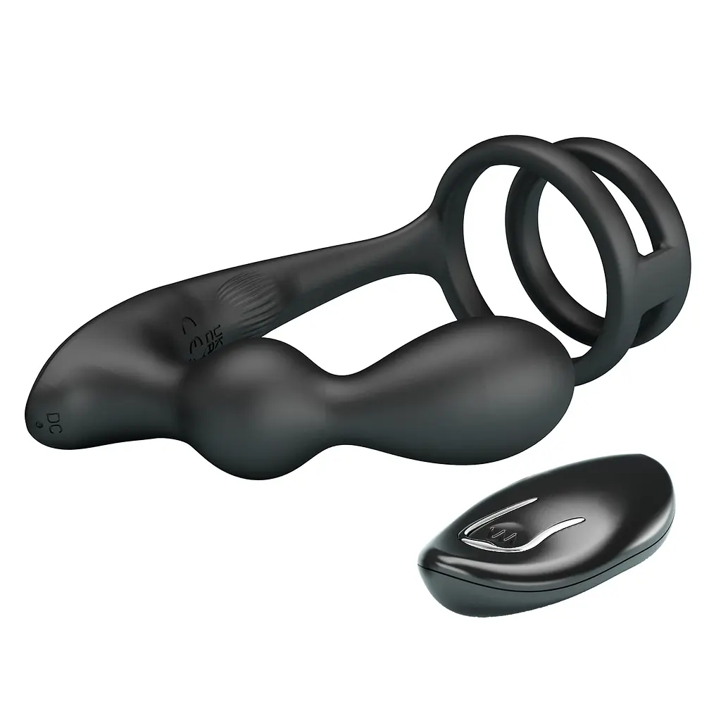 Анальна пробка з ерекційним кільцем Mr Play Remote Control - фото 5