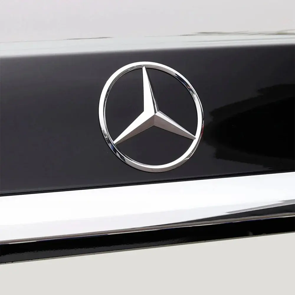 Емблема задня Mercedes-Benz W177 хром 80 мм (на 3 направляючих) OEM A1778170000 - фото 6