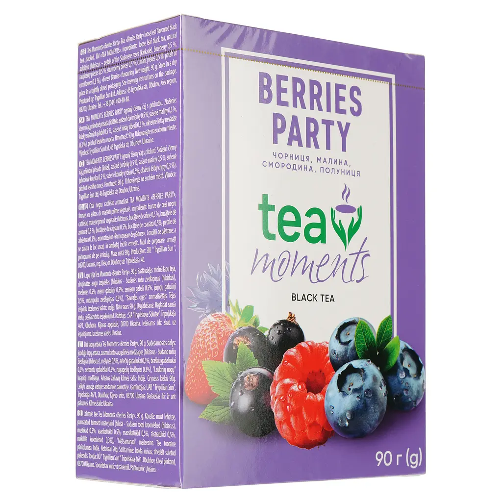Чай чорний Tea Moments Berries Party листовий 90 г (920170) - фото 2