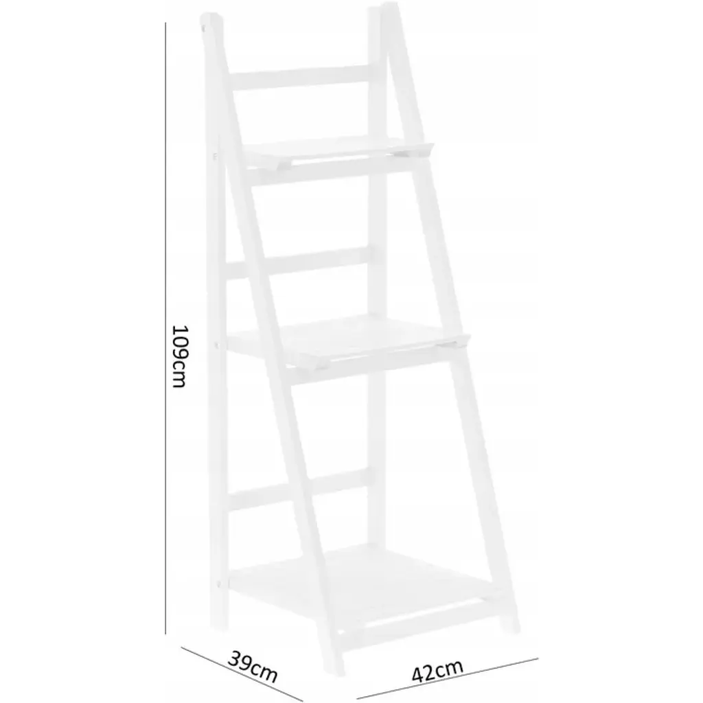 Стеллаж Chomik Fox с тремя деревянными полками - фото 4