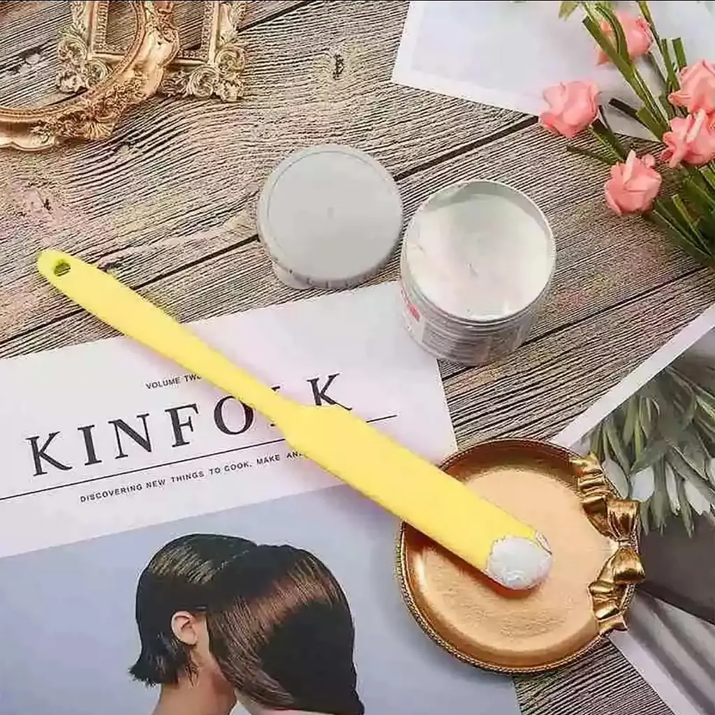 Шпатель кондитерський силіконовий лопатка кондитерська для торта 24 см, Kitchen Master Червоний 87104 - фото 10