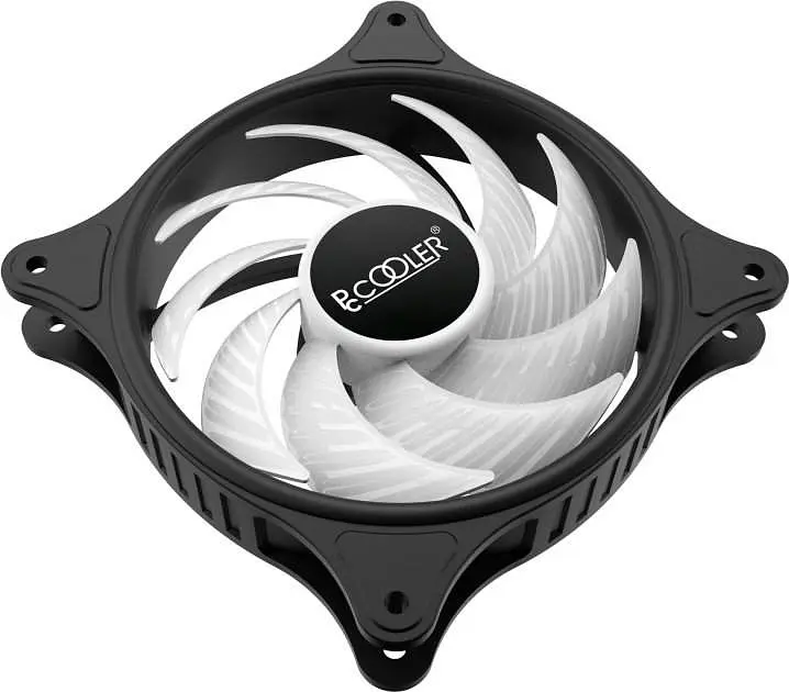 Вентилятор PcCooler Halo Dynamic Color Fan FX-120-3 Black (FX-120-3) - фото 5