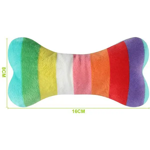 Игрушка для собак Nunbell Плюшевая косточка 16х8 см - фото 2