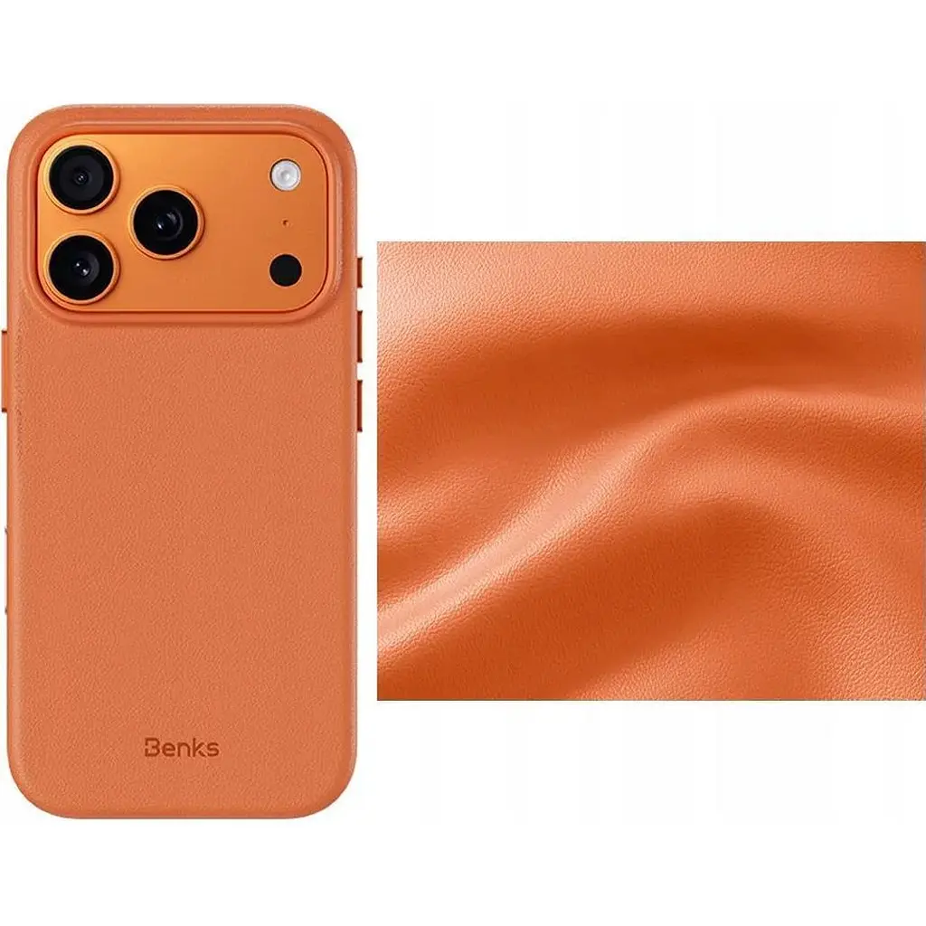 Чехол Benks VitaPro with MagSafe для Apple iPhone 17 Pro Max Orange [160467] - фото 5