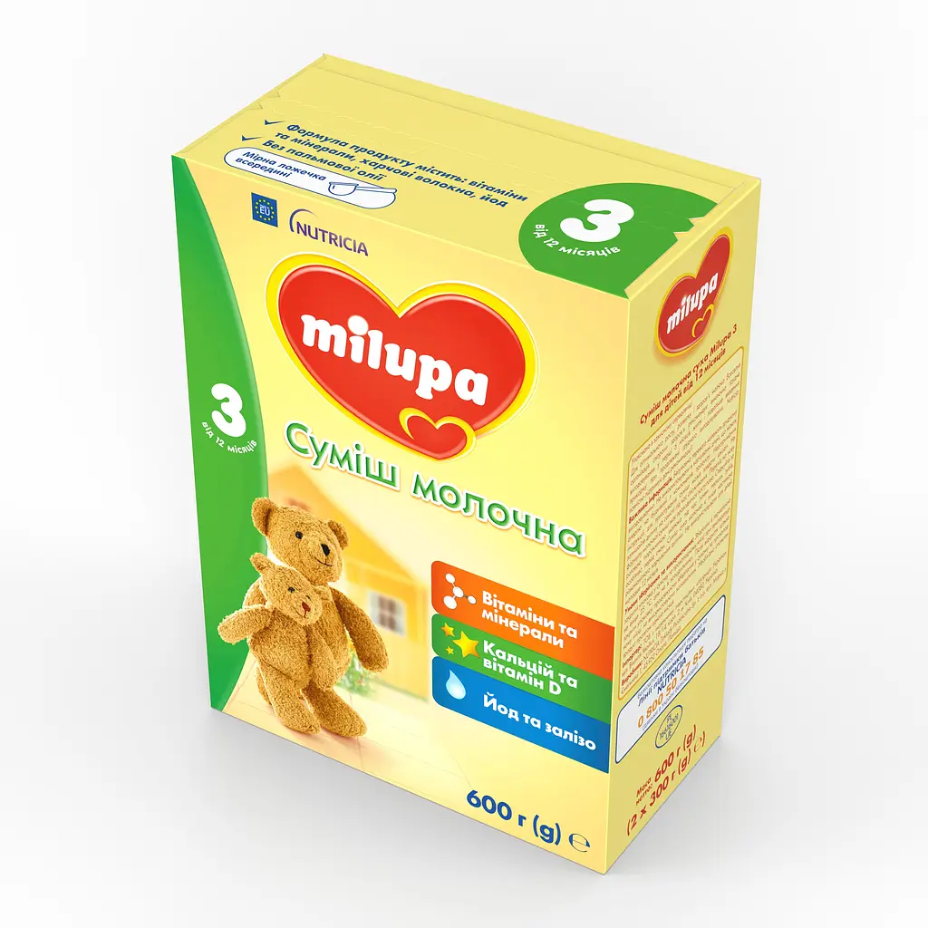 Суха молочна суміш Milupa 3, 600 г - фото 2