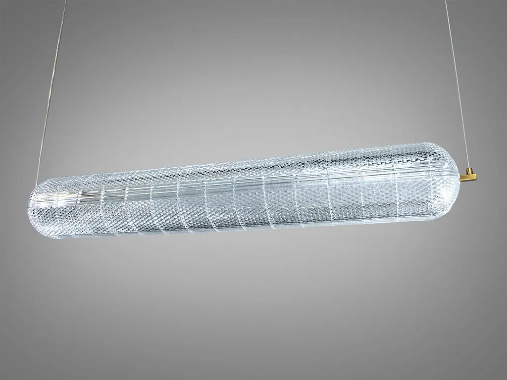 Підвіс LED Diasha D221204/1A L1000 золото 25 Вт циліндричний - фото 4