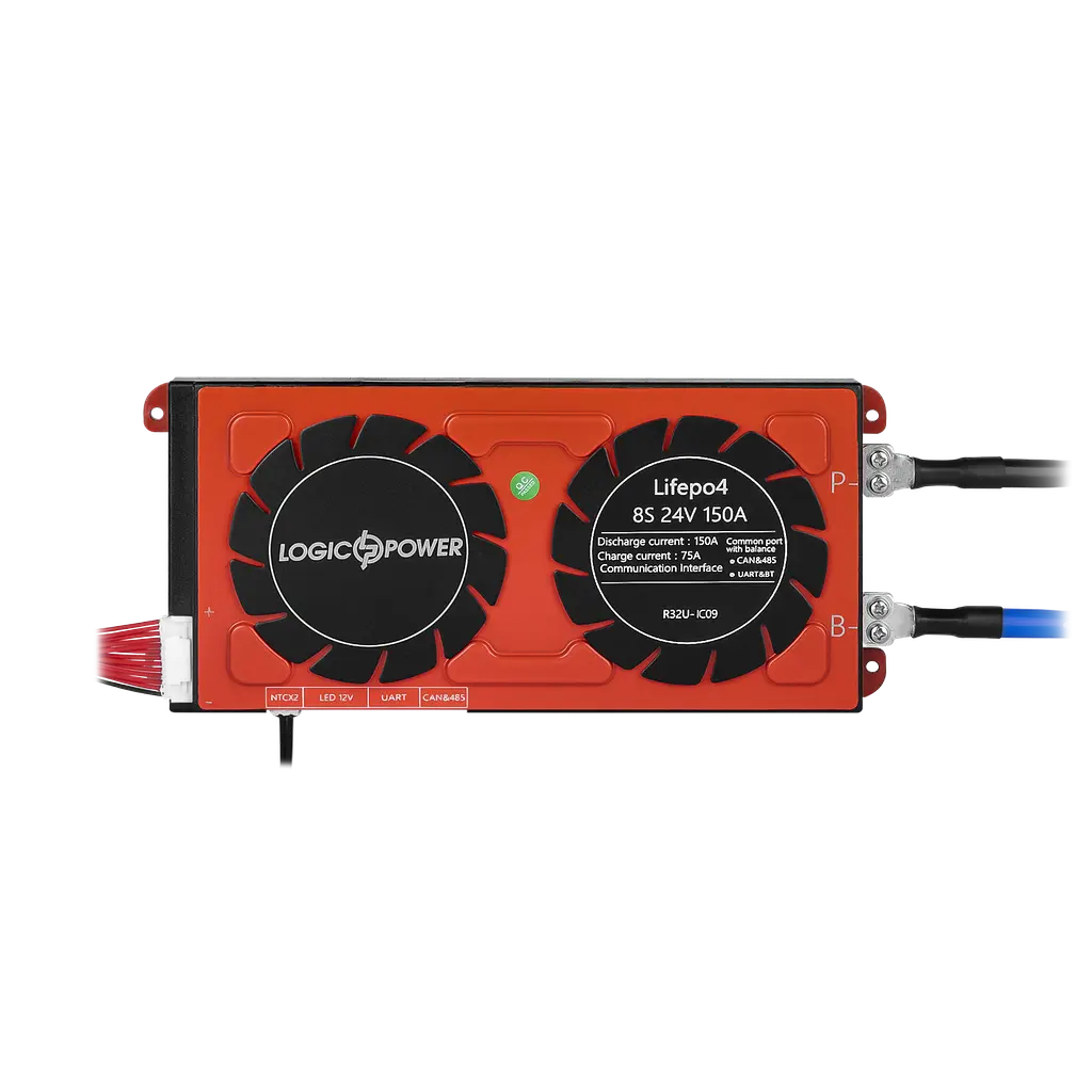Smart BMS плата LiFePO4 24V 8S 150A (Dis 150A Ch 75A) + UART/RS485/CAN - фото 2