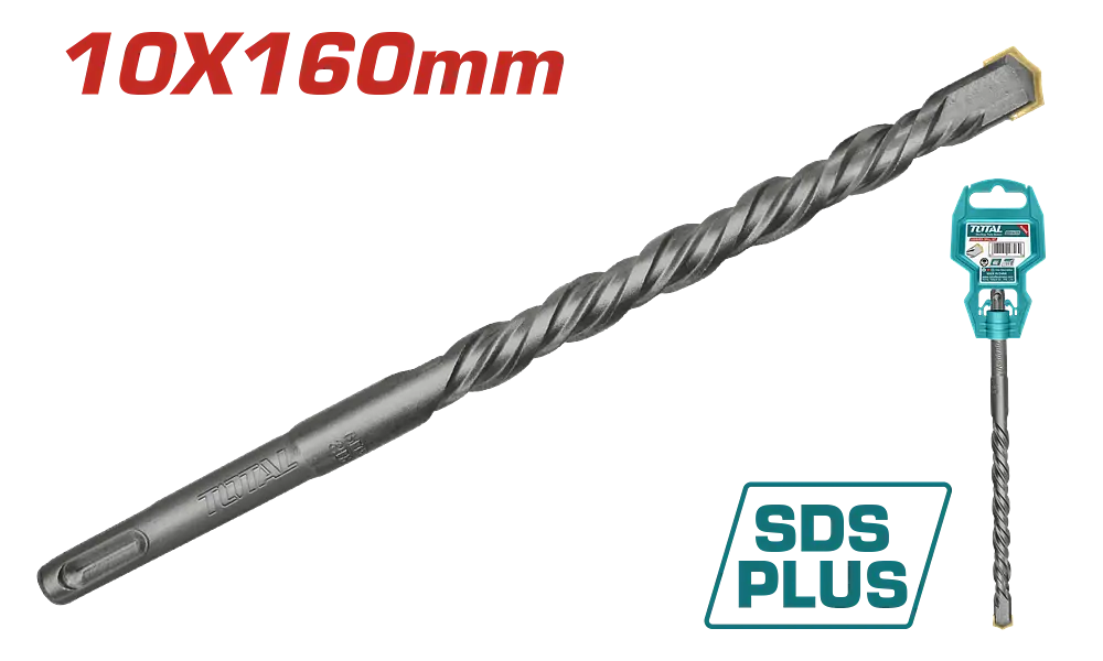Бур TOTAL TAC311002 SDS plus 10x160мм (7090238)
