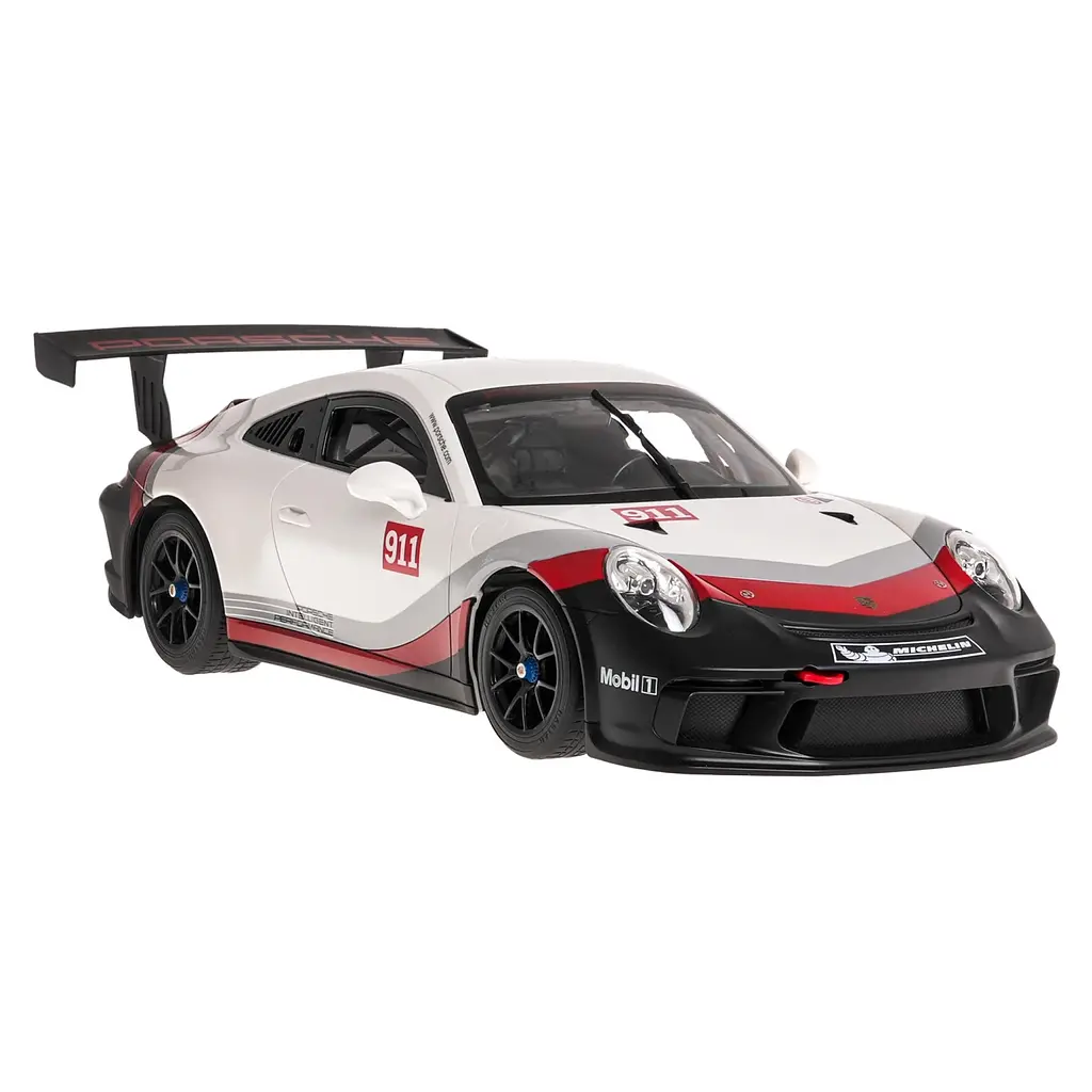Машинка RASTAR Porsche 911 GT3 CUP R/C 1:14 белый 75900 - фото 3