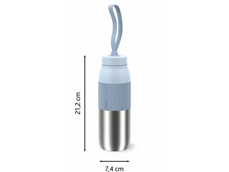 Термопляшка Tefal BeYou Twist Screw Lid 500 мл Blue (N2194010) - фото 2