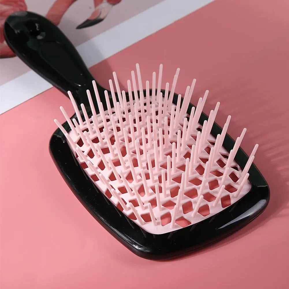 Щітка для волосся Superbrush Janeke Чорний/світло-рожевий, гребінець для мокрого волосся (щітка для волосся) (ST) - фото 7