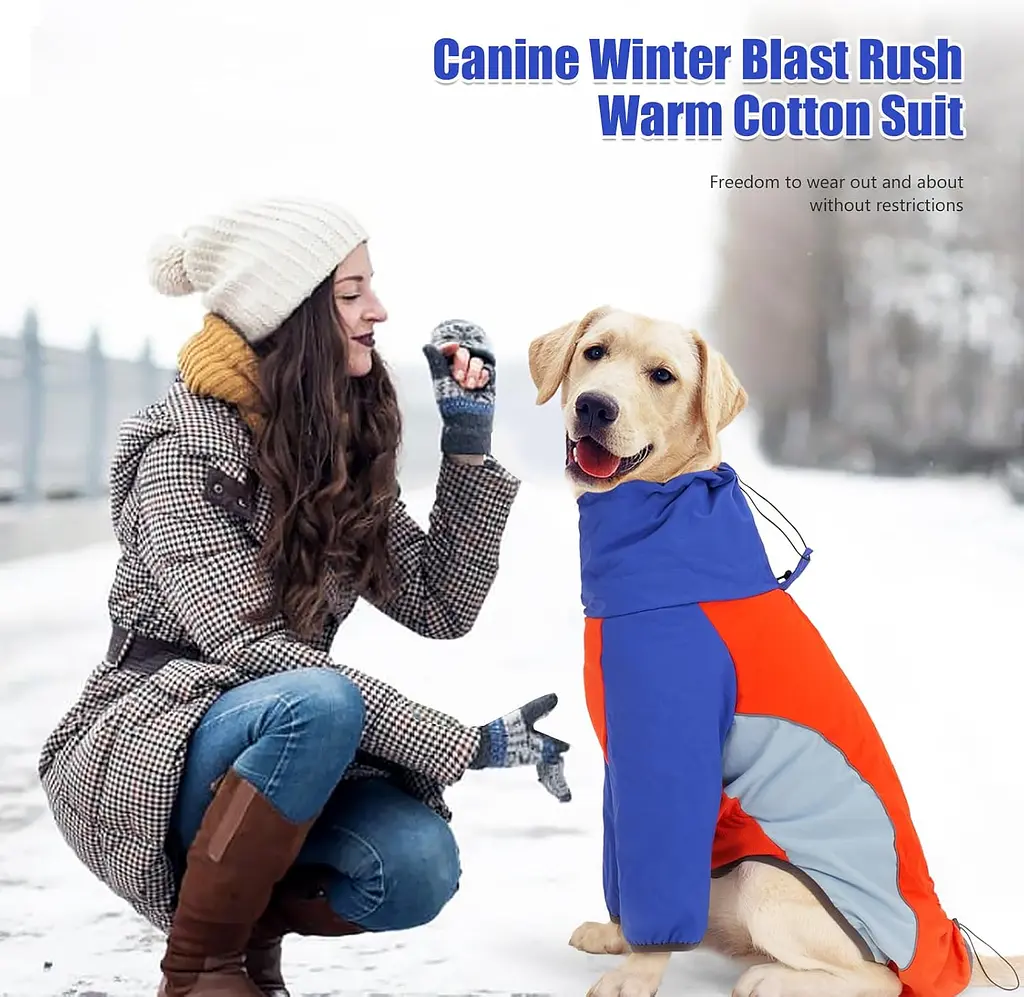 Зимова куртка для собак Wan Talk Fleece Turtleneck Dog Vest, M - фото 4