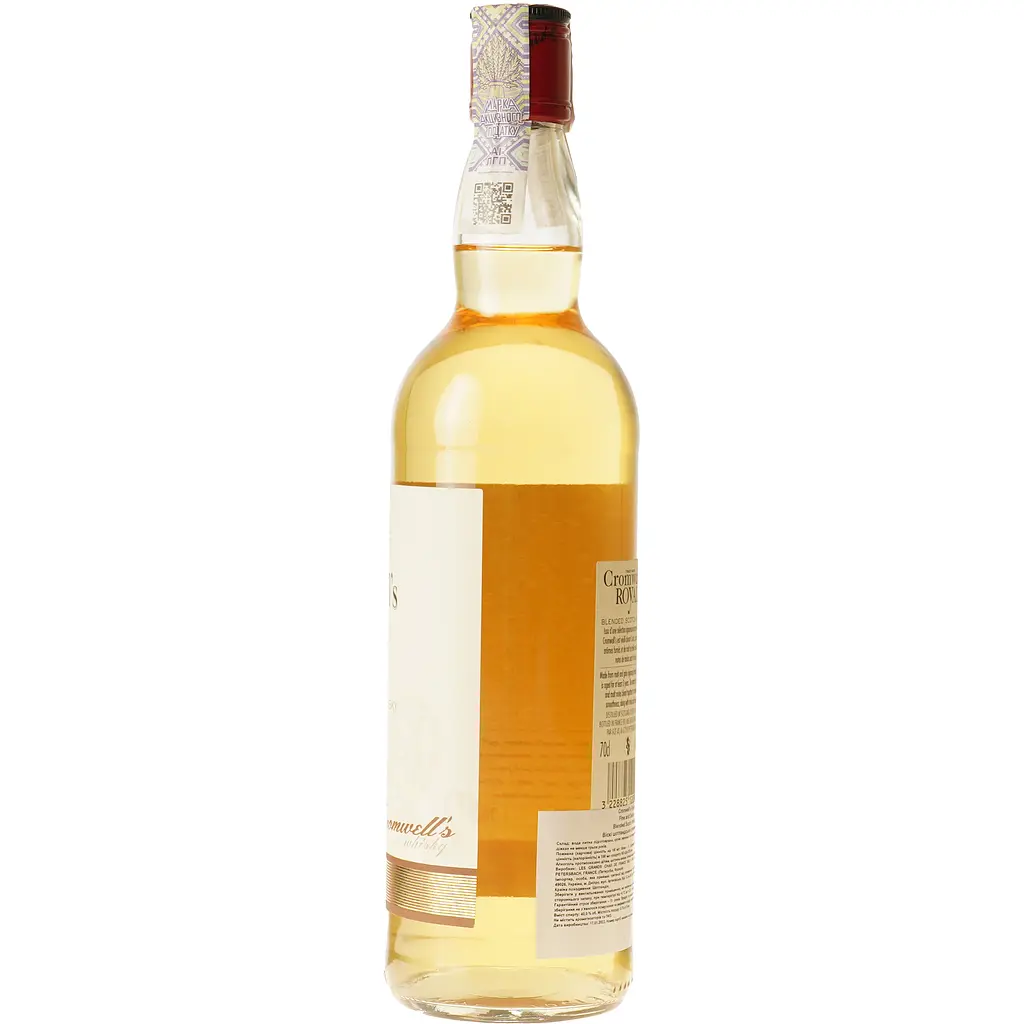 Виски Cromwell's Royal Blended Scotch Whisky 40% 0.7 л - фото 2