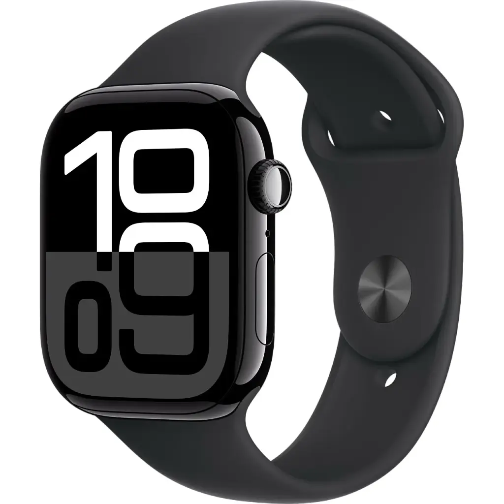 Смарт-годинник Apple Watch Series 10 GPS 46mm Jet Black Aluminum Case with Black Sport Band S/M MWWP3 - фото 2