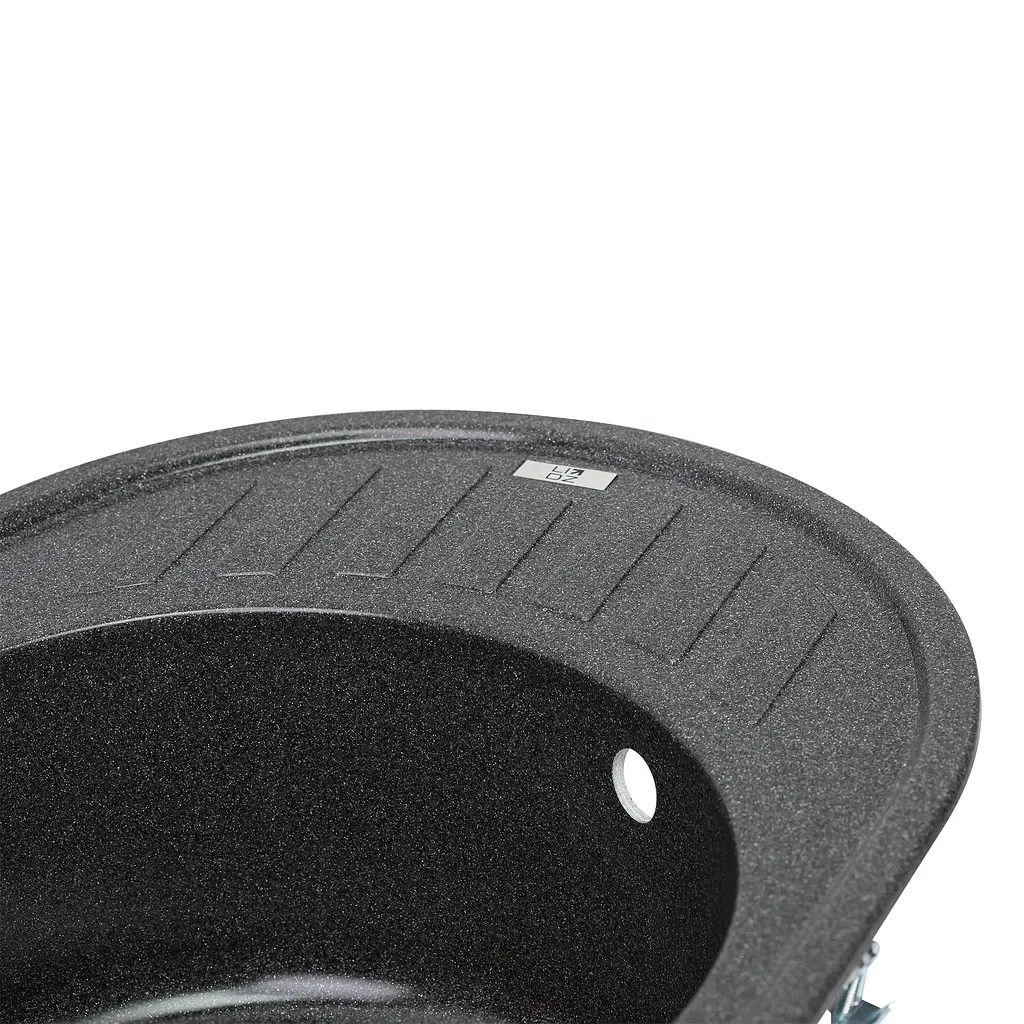 Кухонна мийка Lidz 620x500/200 GRF-13 (LIDZGRF13620500200), Графит - фото 5