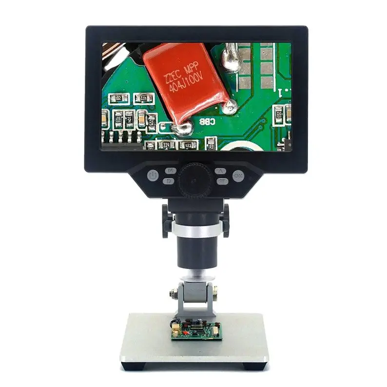 Мікроскоп цифровий з 7" дюймовим LCD екраном і підсвічуванням GAOSUO G1200HD, зі збільшенням до 1200X, запис на microSD (100618) - фото 2