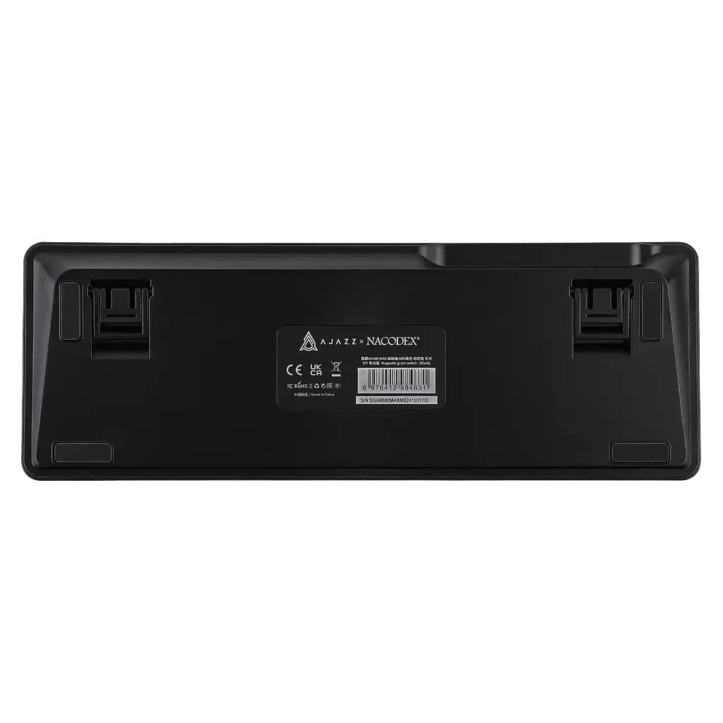 Ігрова дротова магнітна клавіатура AJAZZ AK680 MAX / RGB / Magnetic Switch / 8К / Black - фото 6