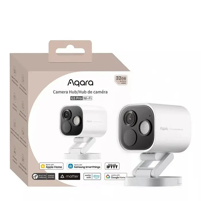 Центральний хаб контролер + камера 2-в-1 Aqara G5 Pro Wi-Fi біла (ZNSXJ21LM) - фото 5
