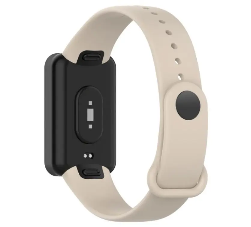 Силиконовый ремешок Primo для фитнеса браслета Xiaomi Redmi Smart Band Pro (M2101B1/BHR5501GL) Ivory - фото 3