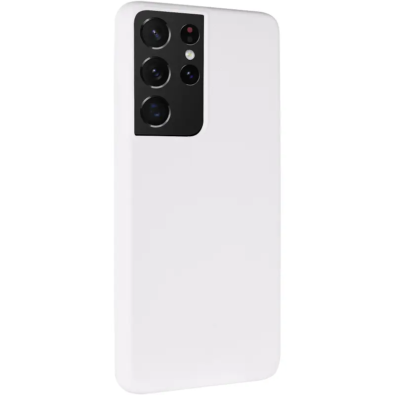Чохол Silicone Cover Ummi Lakshmi (AA) для Samsung Galaxy S21 Ultra Білий / White