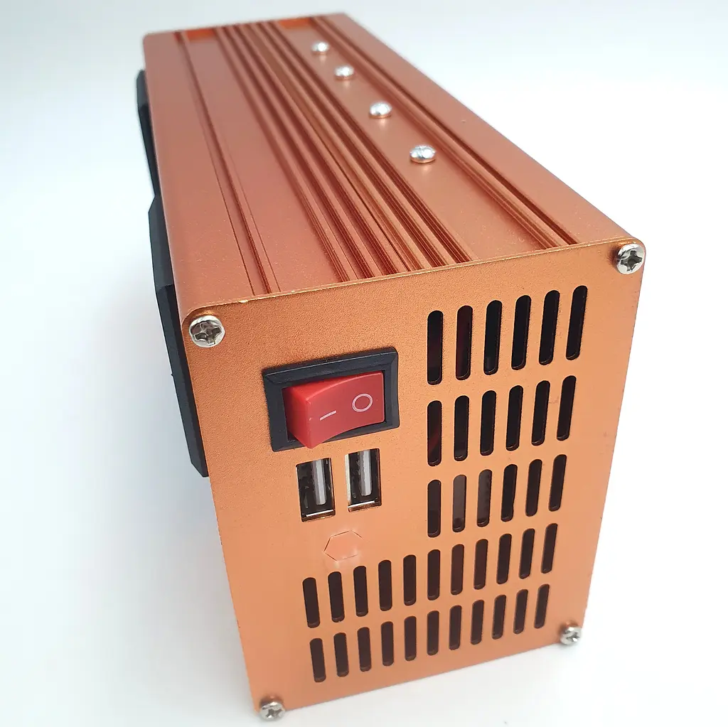 Автоінвертор 12 V-220 V перетворювач напруги з LCD-екраном та USB-портом 3000 W модифікована синусоїда Eryuan 12 V-220 V 3000 Вт - фото 5