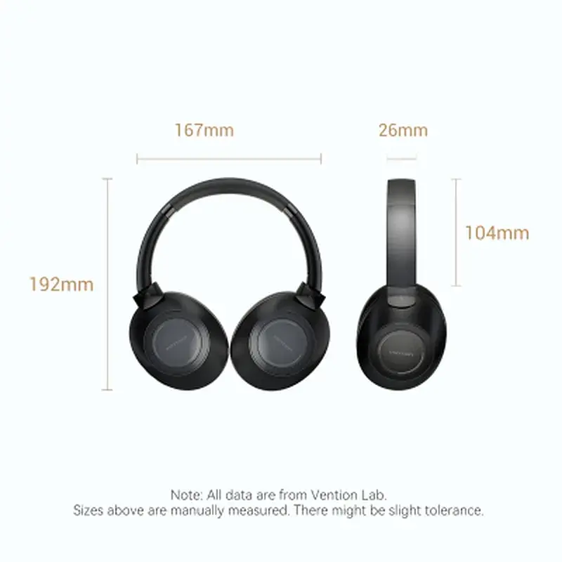 Навушники Vention S11 SoundMate Wireless Black (NBBB0) - фото 11