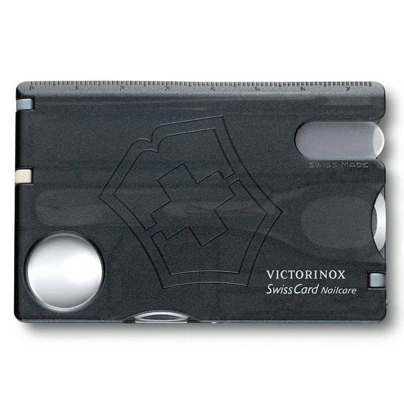 Ніж Victorinox Swisscard Nailcare 82х54х4мм,12функ,чорн.прозор - фото 2