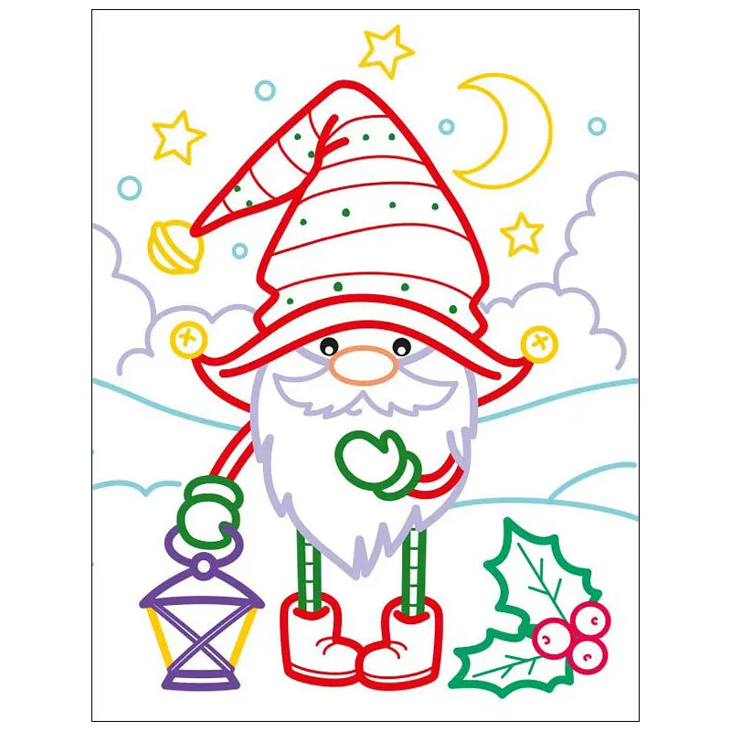 Детские цветные раскраски "Санта и друзья" Ранок 18712, 2-3 года - фото 3