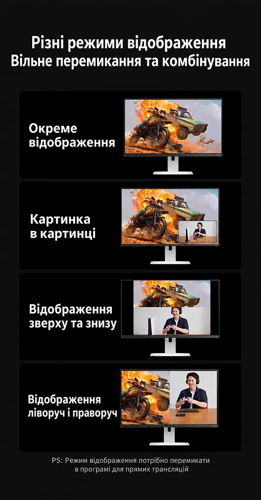 Двоканальна карта захоплення аудіо та відео UGREEN UG705 2 входи HDMI та вихід USB-C до комп’ютера 4K 60 Гц / 2K 144 Гц / 1080p 240 Гц у максимальних режимах MJPEG за недостатнього живлення потрібне додаткове живлення USB-C 5 В інтерфейс USB 3.2 Gen 2 мікрофонний та лінійний входи 3,5 мм для OBS одночасна трансляція на дві платформи через дві програми алюмінієвий корпус з вентиляційними отворами космічний сірий із чорним (35869) - фото 13