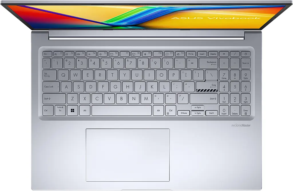 Ноутбук ASUS Vivobook 16X K3604VA-MB095 16' WUXGA, Intel i3-1315U, 16GB, F512GB, UMA, NoOS, Серебристый (90NB1072-M003S0) - фото 5