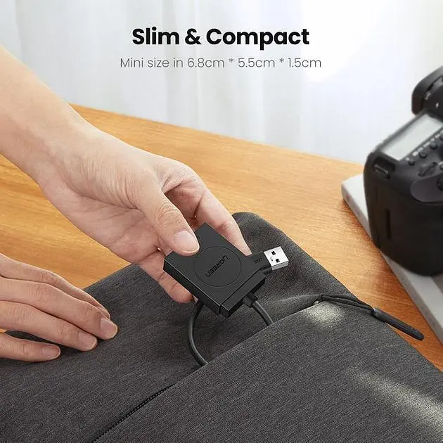 Кард-рідер Ugreen USB 3.0 2 в 1 TF/SD CR127 (20250) - фото 7