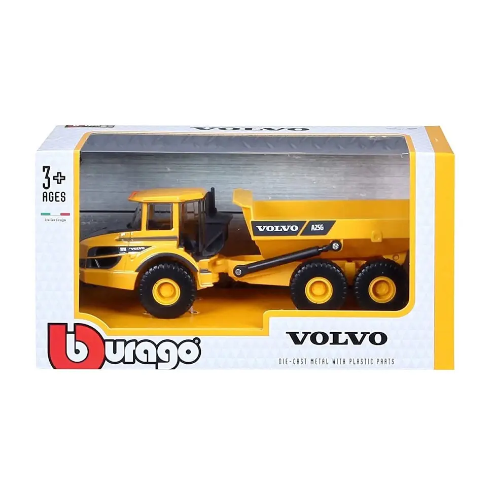 Автомодель "Самоскид Volvo A25G" Bburago 18-32085 серії Construction - фото 2