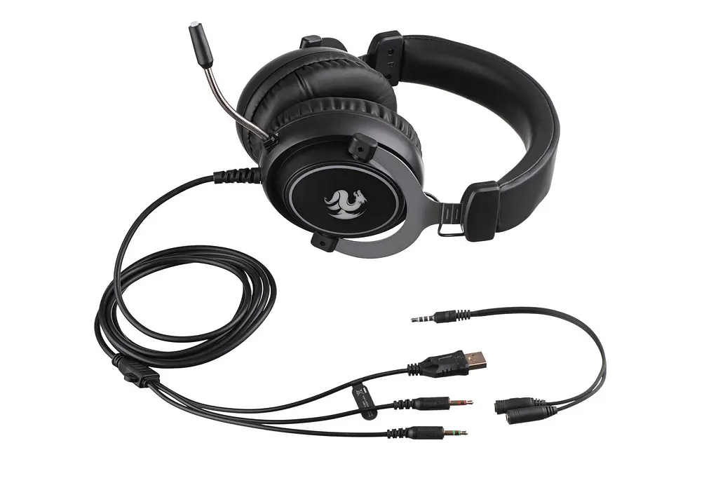 Гарнитура игровая 2E GAMING HG320 RGB 3.5 мм Black (2E-HG320B) - фото 5
