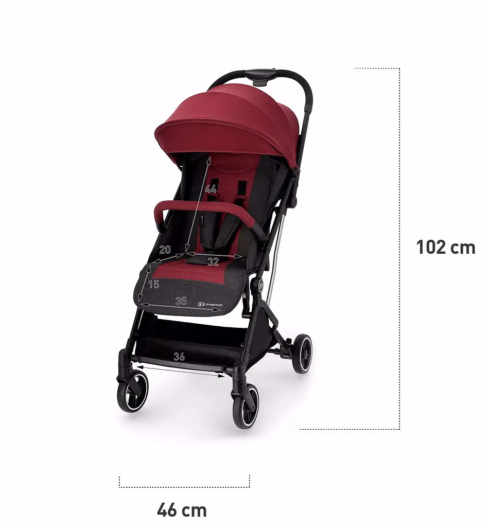 Прогулянкова коляска Kinderkraft Indy Denim - фото 10